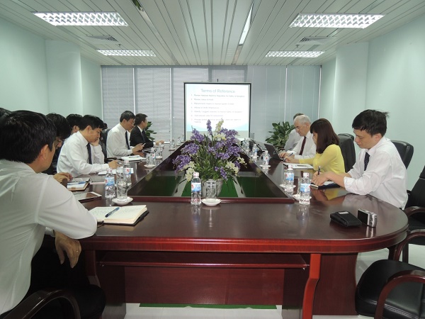 TỔNG CÔNG TY BẢO ĐẢM AN TOÀN HÀNG HẢI MIỀN BẮC LÀM VIỆC VỚI ĐOÀN CHUYÊN GIA CỦA HỌC VIỆN TOÀN CẦU BÁO HIỆU HÀNG HẢI VÀ HẢI ĐĂNG QUỐC TẾ.