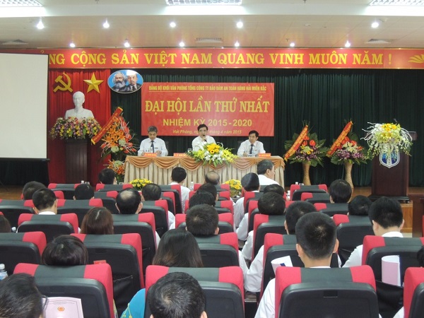 Đại hội Đảng bộ khối Văn phòng Tổng công ty Bảo đảm an toàn hàng hải miền Bắc lần thứ I nhiệm kỳ 2015 – 2020.