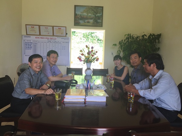 Công ty Bảo đảm an toàn hàng hải Trung Bộ tiếp và làm việc với Công ty WOORIMARINE