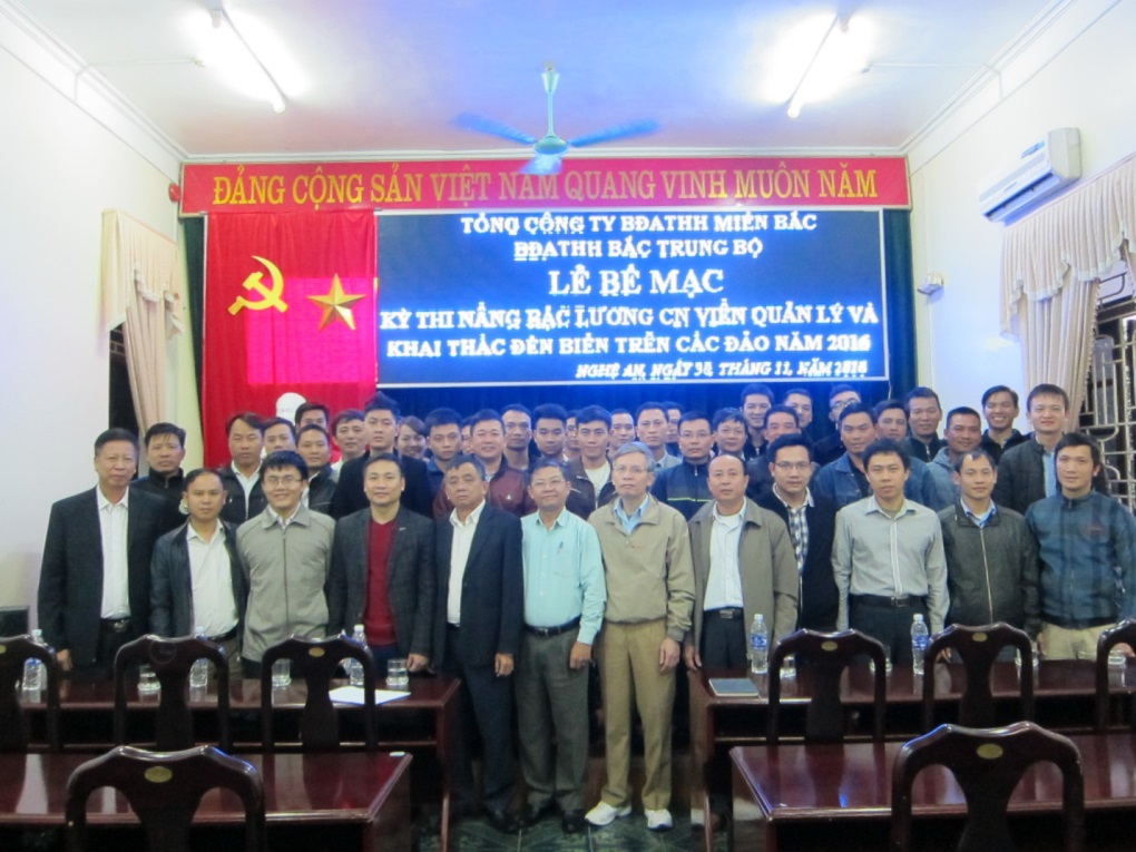 Tổng công ty bảo đảm an toàn hàng hải miền Bắc tổ chức Thi nâng bậc năm 2016