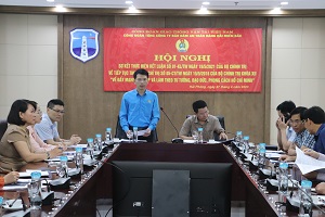 Công đoàn Tổng công ty Bảo đảm an toàn hàng hải miền Bắc tổ chức Hội nghị sơ kết thực hiện Kết luận số 01-KL/TW ngày 18/5/2021 của Bộ Chính trị 